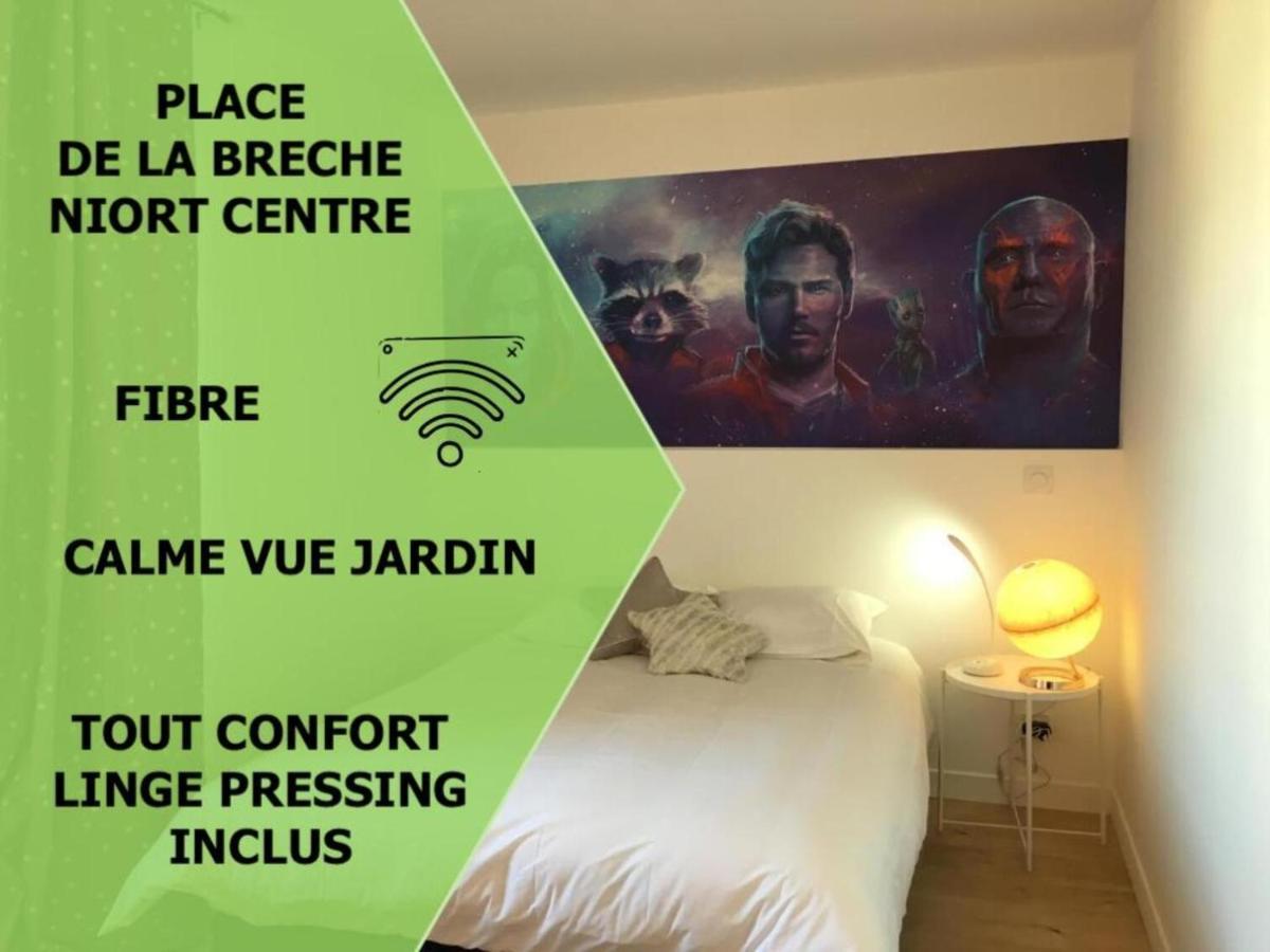 Le Galaxy Centre La Breche Wifi Calme Vue Jardin Apartment Niort Exterior photo